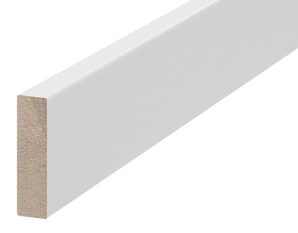 AP35/1 soklová lišta TYP 126 ACARA, MDF + fólie bílá, 60 Obrázek produktu 