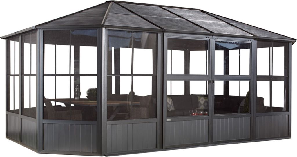Sojag pawilon Charleston 12x18 antracyt 384 x 594 x 281 cm Zdjęcie produktu 