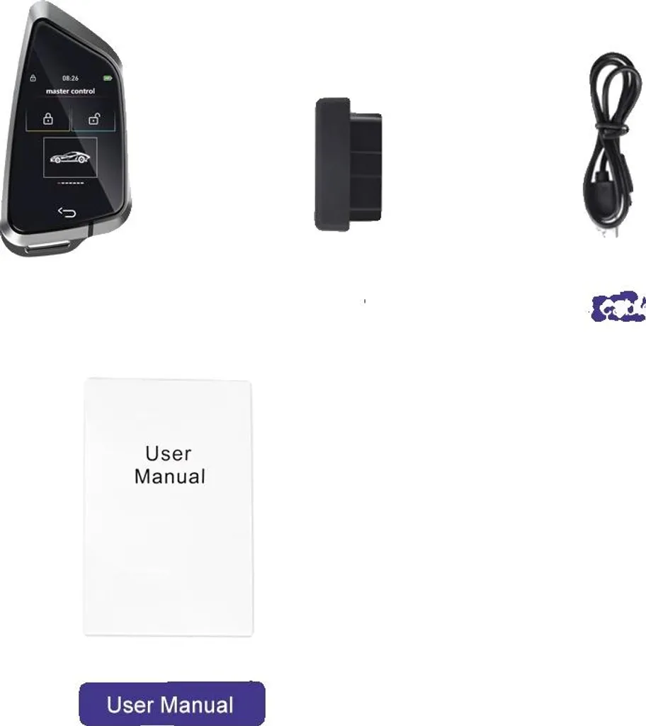 Chiave Intelligente LCD Argento: Upgrade Keyless Universale Pro
