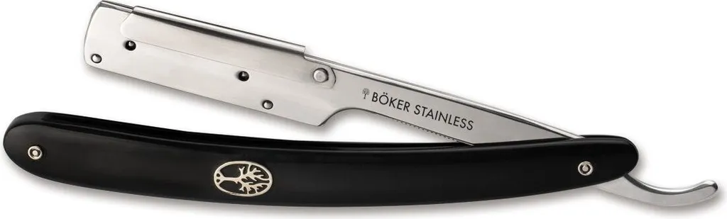 Rasoir Shavette Barberette Pro Noir pour un Rasage de Près Style Barbier