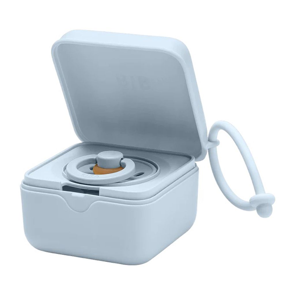 BiBs Schnullerbox / Sterilisator - Baby Blue