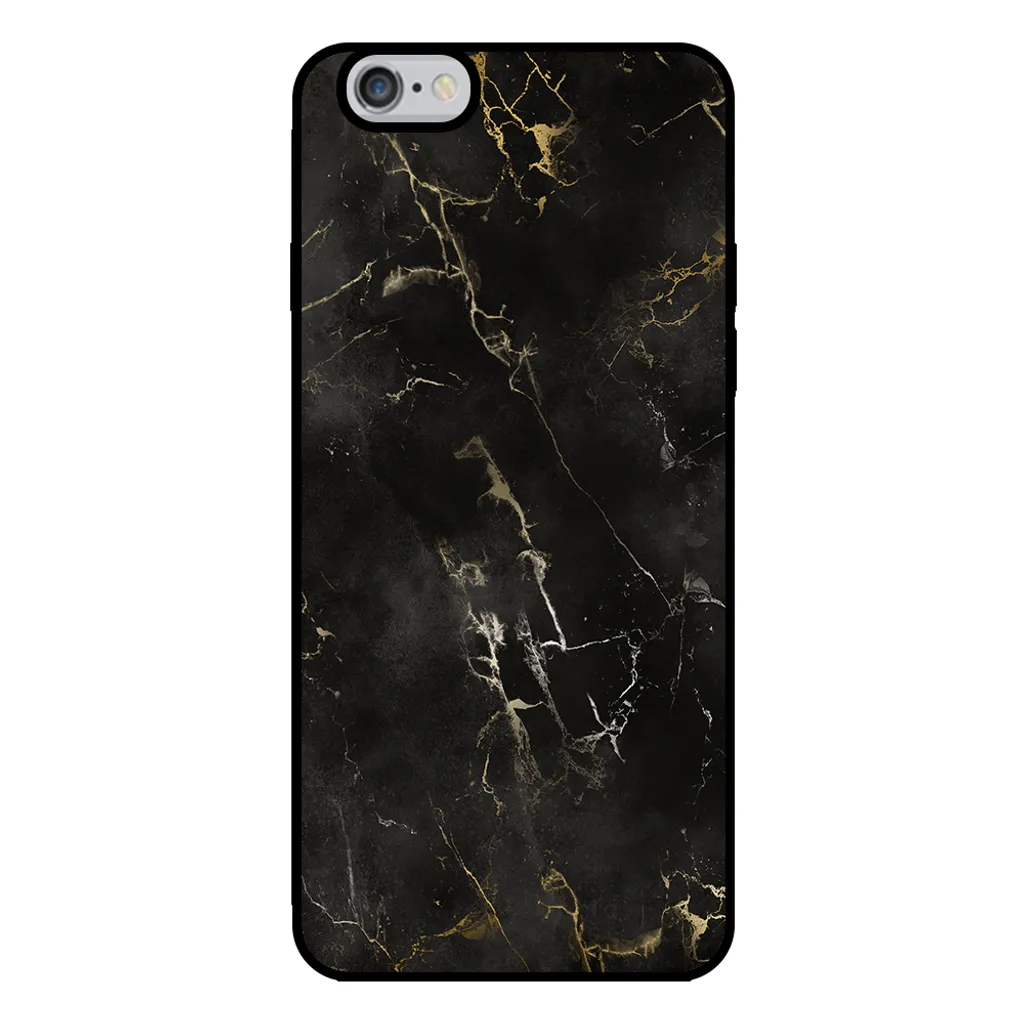 Smartphonica Cover iPhone 6 Plus Marmo Nero - Lusso e Protezione TPU