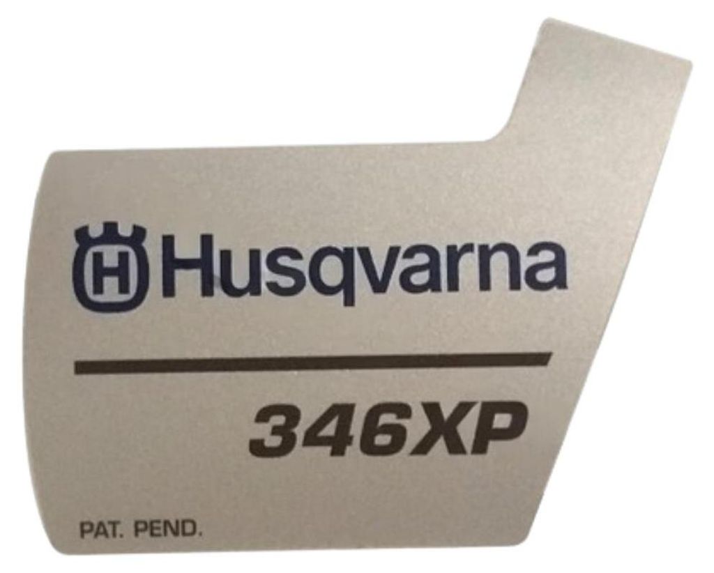 Aufkleber Starterdeckel Husqvarna 346XP ORIGINAL Produktbild 