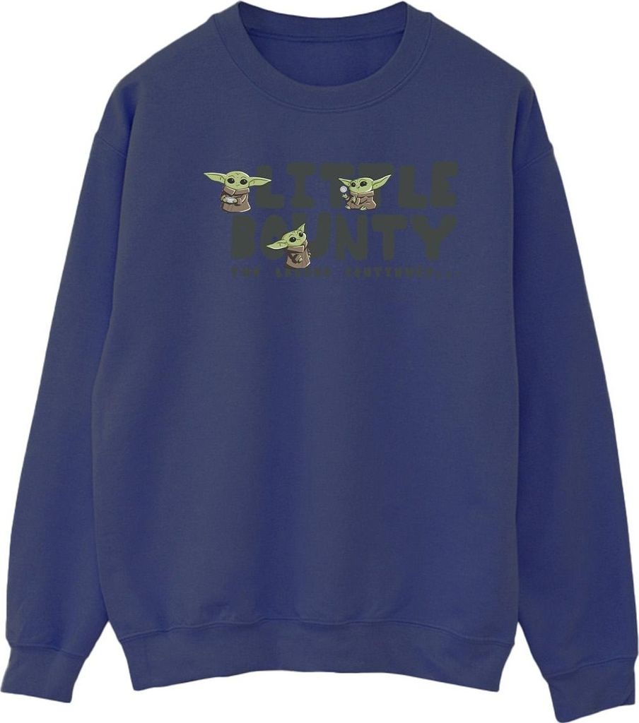 Star Wars The Mandalorian - "Little Bounty Hunter" Sweatshirt für Damen BI39370 (L) (Marineblau)