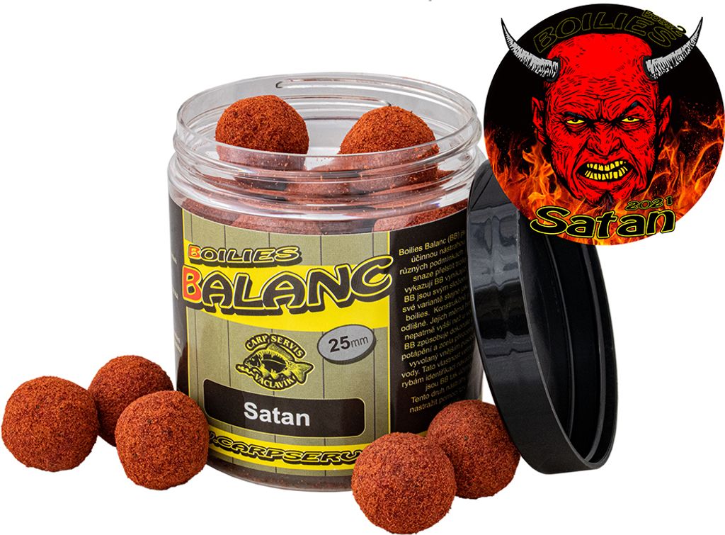 Karpfen Servis Václavík boilies Balanc Satan 120g 3921