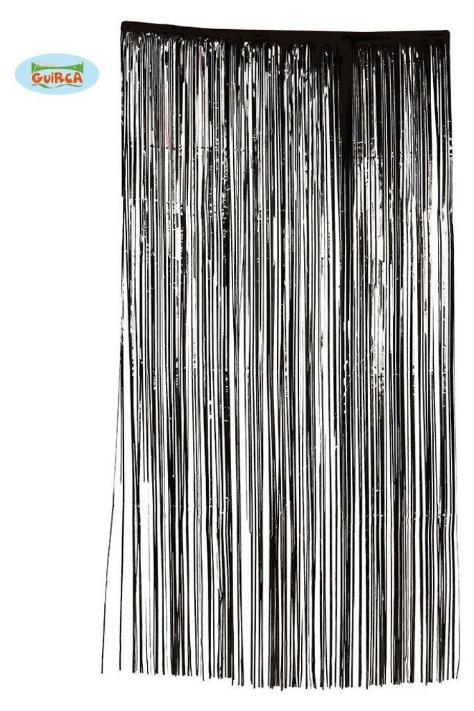 Halloween Vorhänge 100 x 200 cm schwarz Produktbild 
