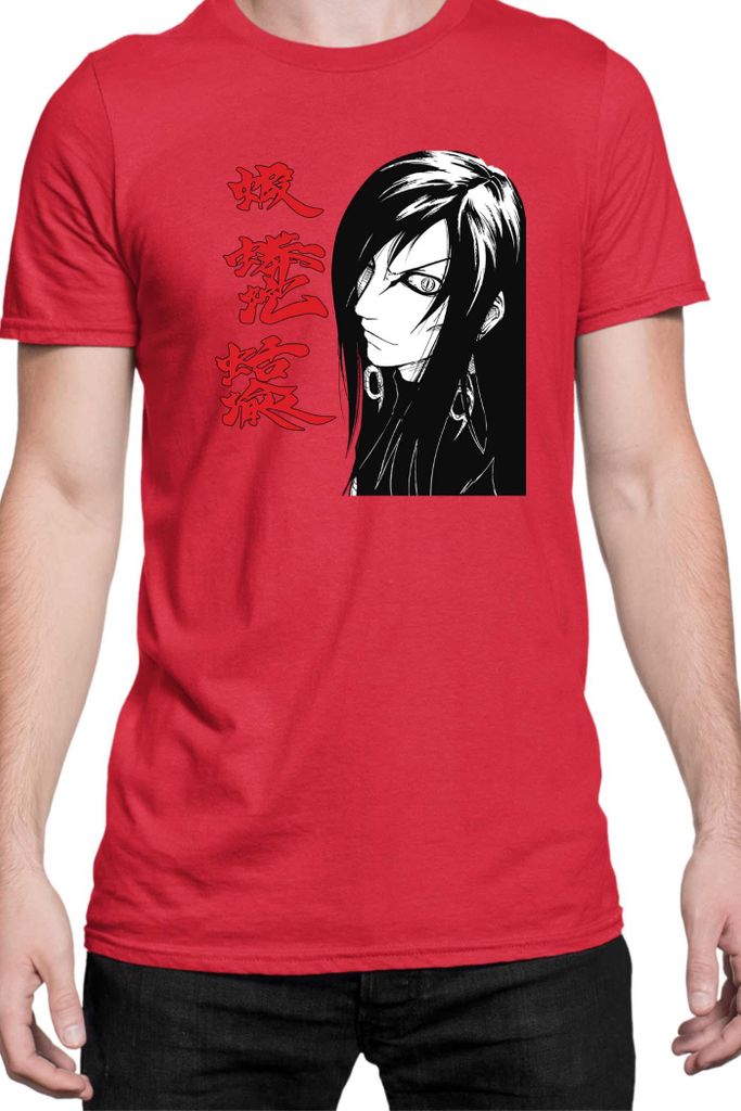 Herren T-Shirt Naruto Orochimaru 01, Man 3XL / Rot