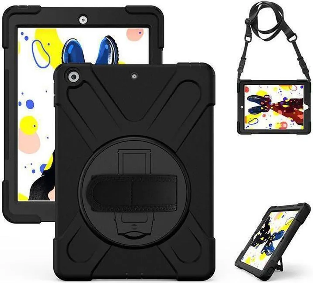 Coque eSTUFF pour iPad 10.2 9ème Génération Noir Silicone ES681554-BULK