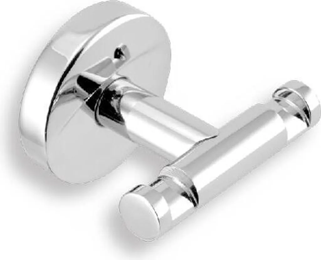 Appendiabiti Doppio Metalia 11 Novaservis 0156.0 - Finitura Cromo Luxury
