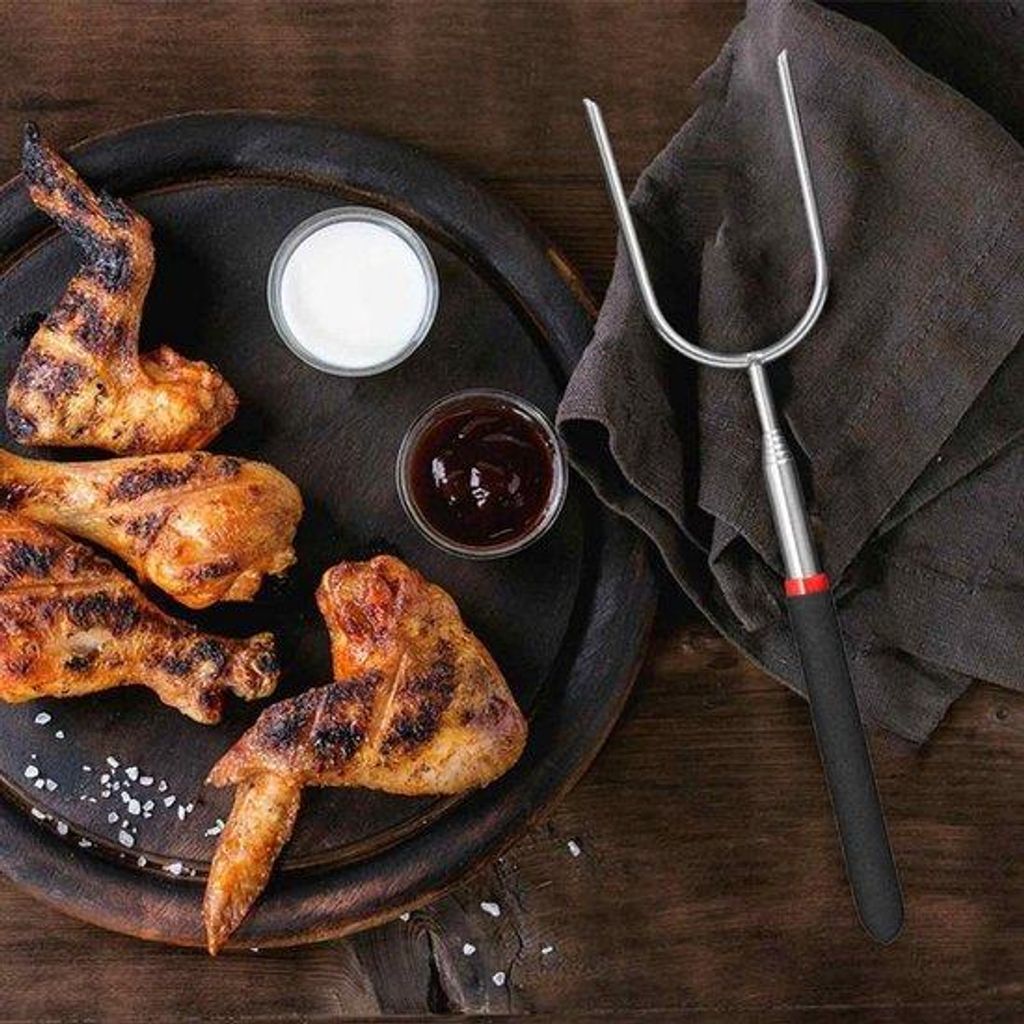 Kinderfreundliche, intrekbare vorken für Barbecue-Kampfeinrichtungen