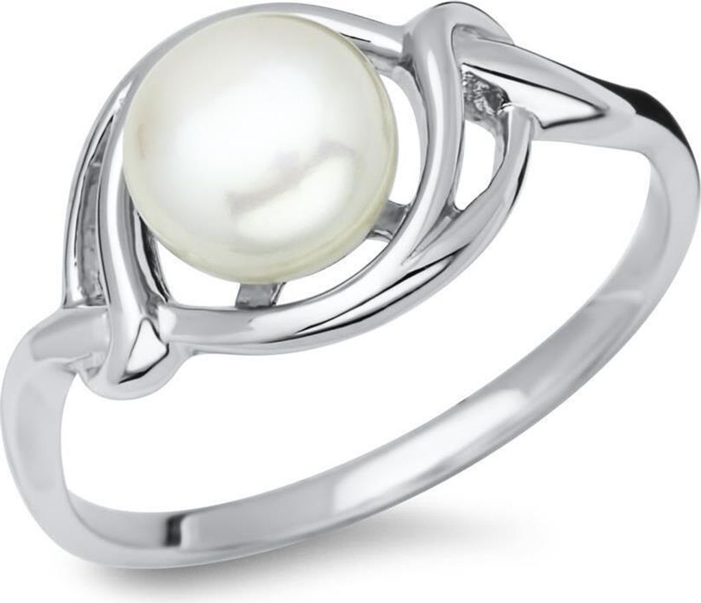 Perlenring aus 925er Silber SR0129