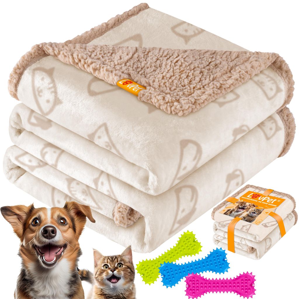 LOVPET® wasserdichte Hundedecke, Sherpa Fleece Haustier Produktbild 