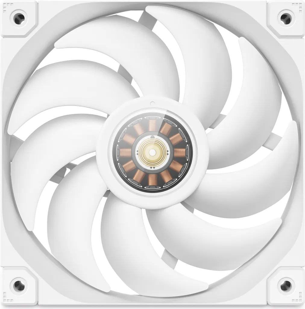 Ventilateur 120mm blanc DeepCool FT12 WH pour refroidissement PC gamer
