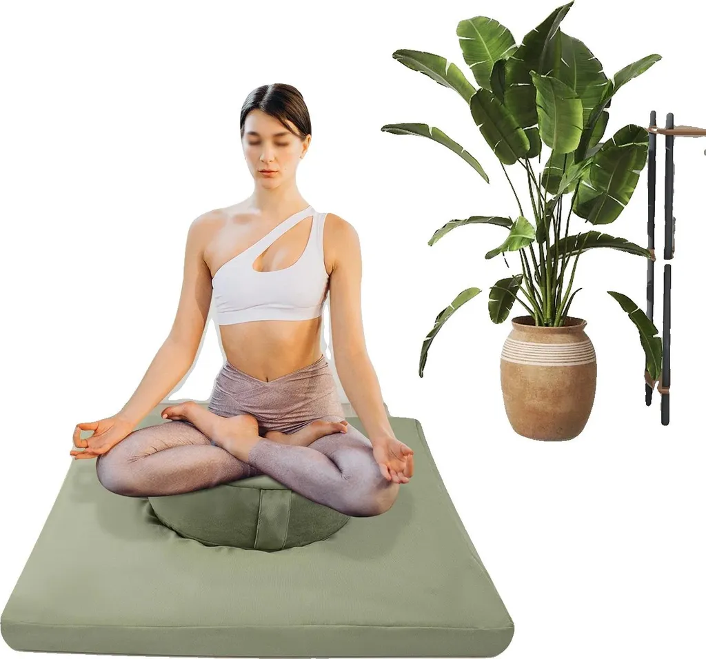 Cuscino Meditazione Professionale Verde: Materiali Eco-Friendly