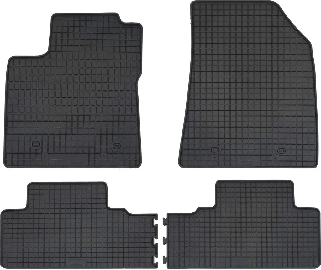 per MG 5 Electric dal 03/2022, tappetini in gomma su misura, 4 pezzi, tappetini per tutte le stagioni tappetini in gomma |PETEX