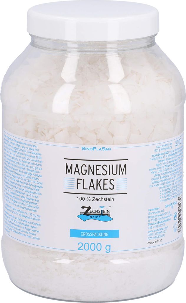 Magnesium-Flakes 100% Zechstein, 2000 g BAD Produktbild 