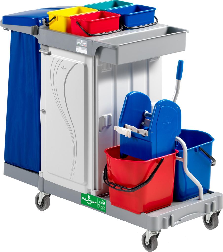 FILMOP Reinigungswagen Alpha MA6103U00 4x4l 2x15l Presse