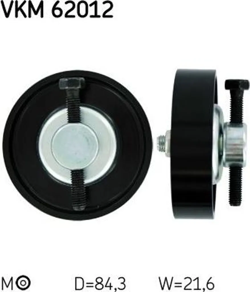 Galet Tendeur de Courroie Accessoire pour Nissan Micra SKF VKM 62012