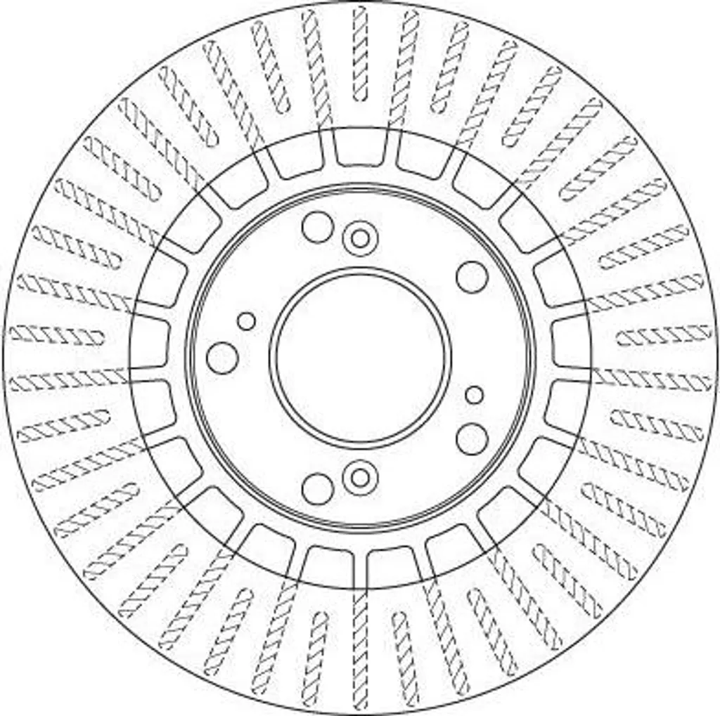 Disque de frein TRW DF6493 idéal pour entretien Honda S2000 et conduite sport