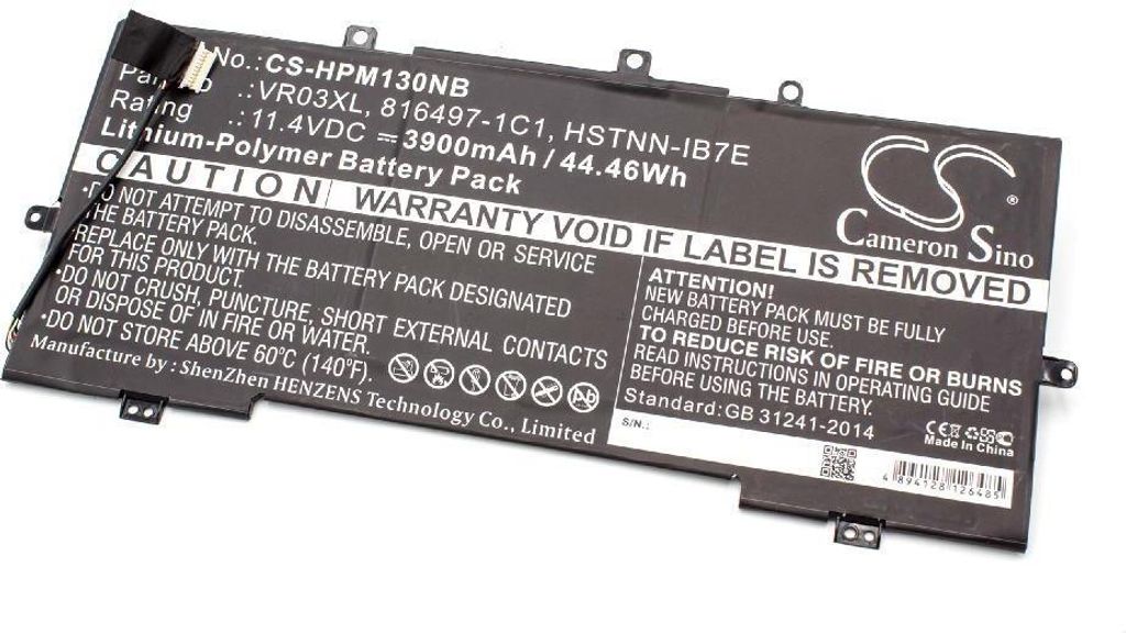 vhbw 1x Akku Ersatz für HP VR03XL für Notebook (3900 mAh, 11,4 V, Li-Polymer)