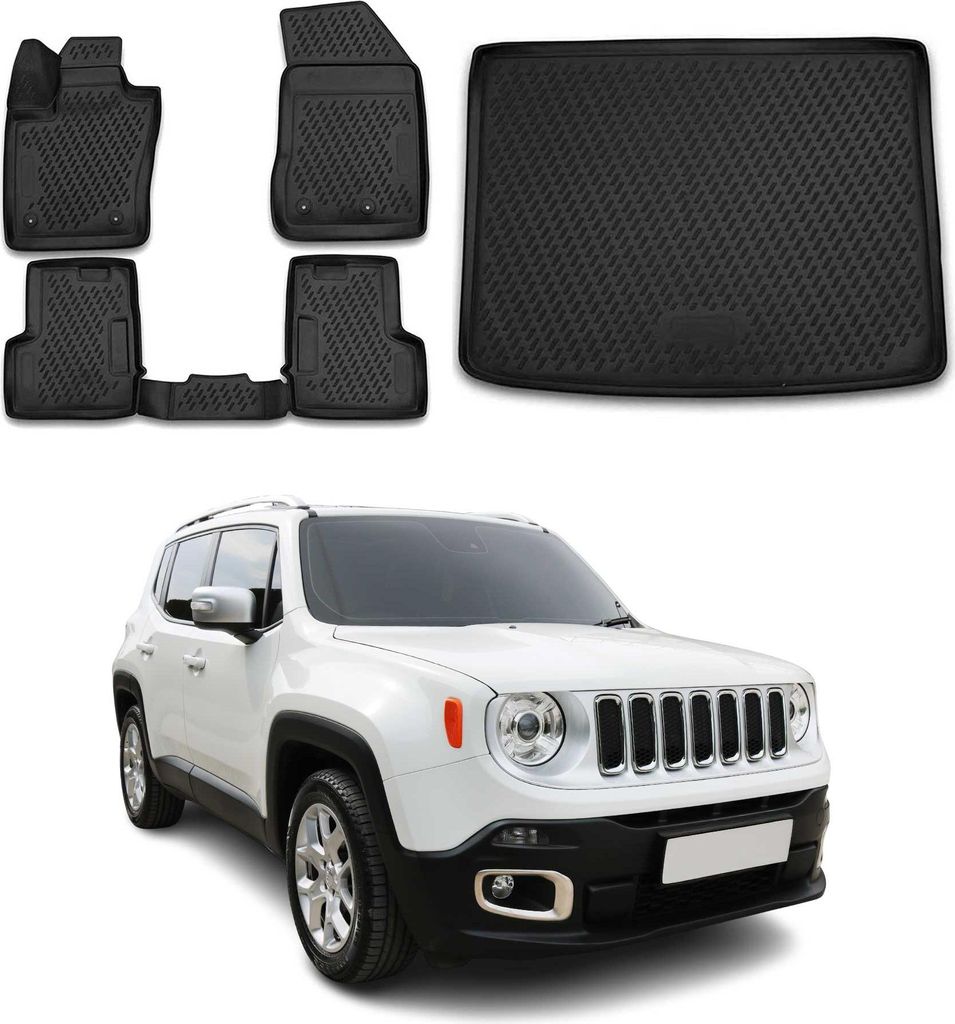 Set di tappetini e fodere per il bagagliaio per Jeep Immagine del prodotto 