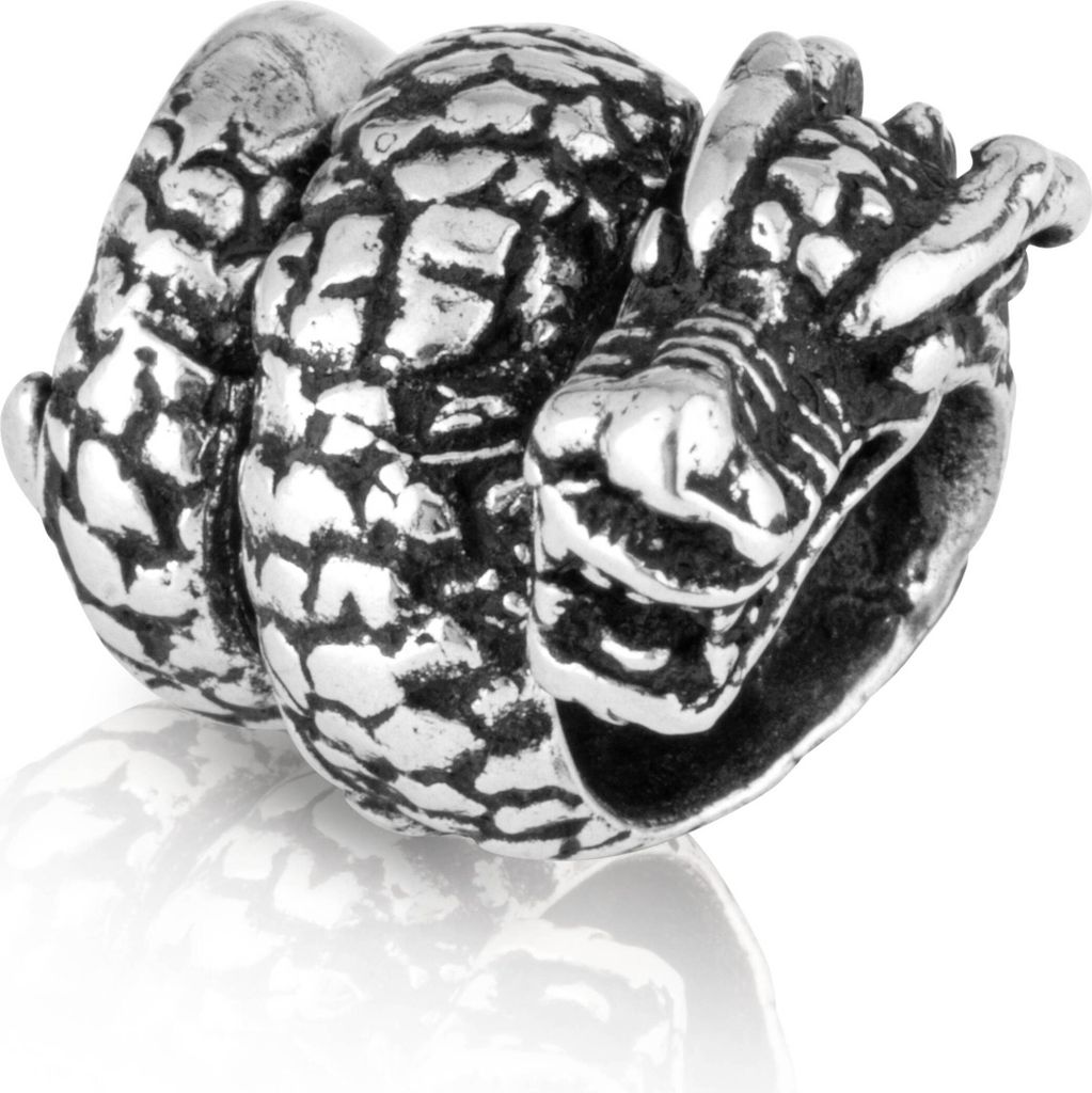 Drachen - 925 Sterling Silber Bartperle Germanisch Keltisch Produktbild 