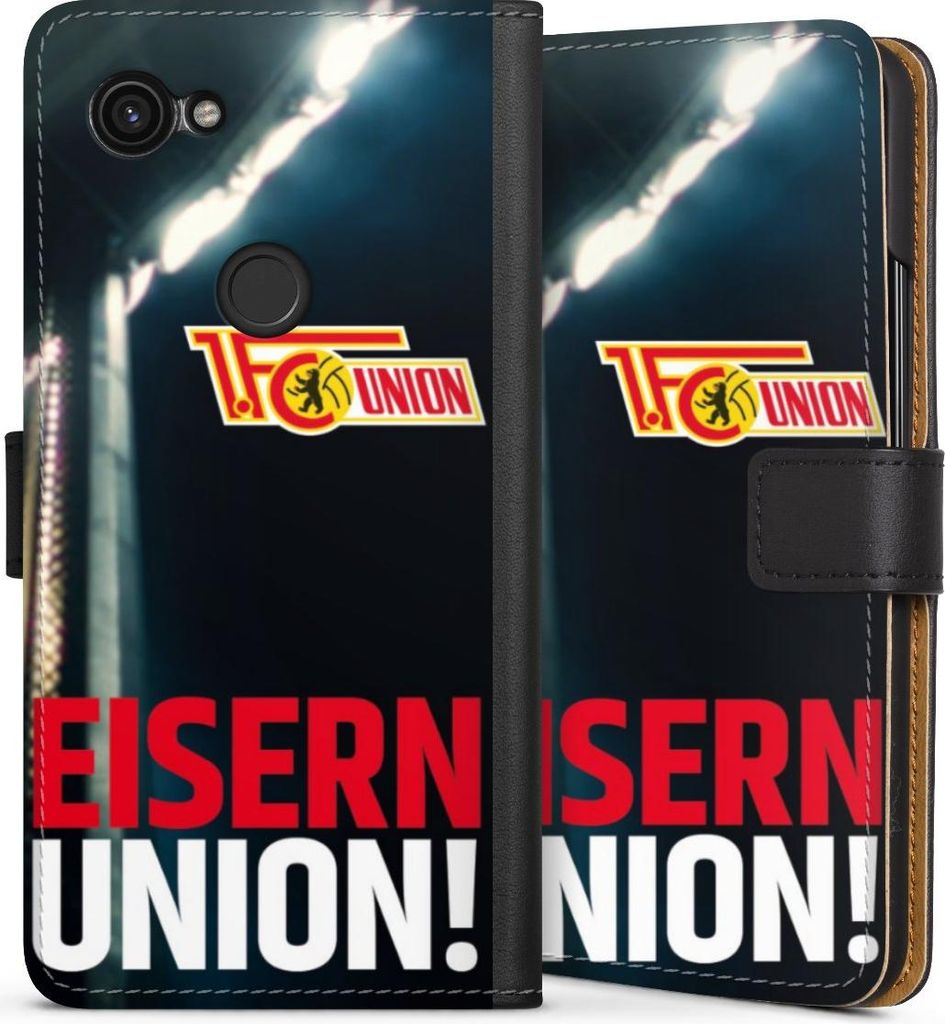 DeinDesign Klapphülle für Google Pixel 3a Handytasche Lederhülle Tasche 1. FC Union Berlin Fanartikel Fußball