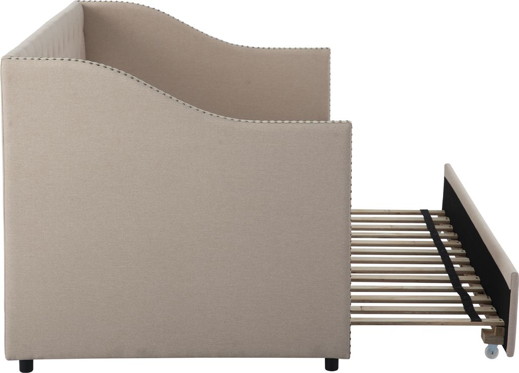 Łóżko dzienne Merax 90x200cm rozkładana sofa z wysuwaną Zdjęcie produktu 11