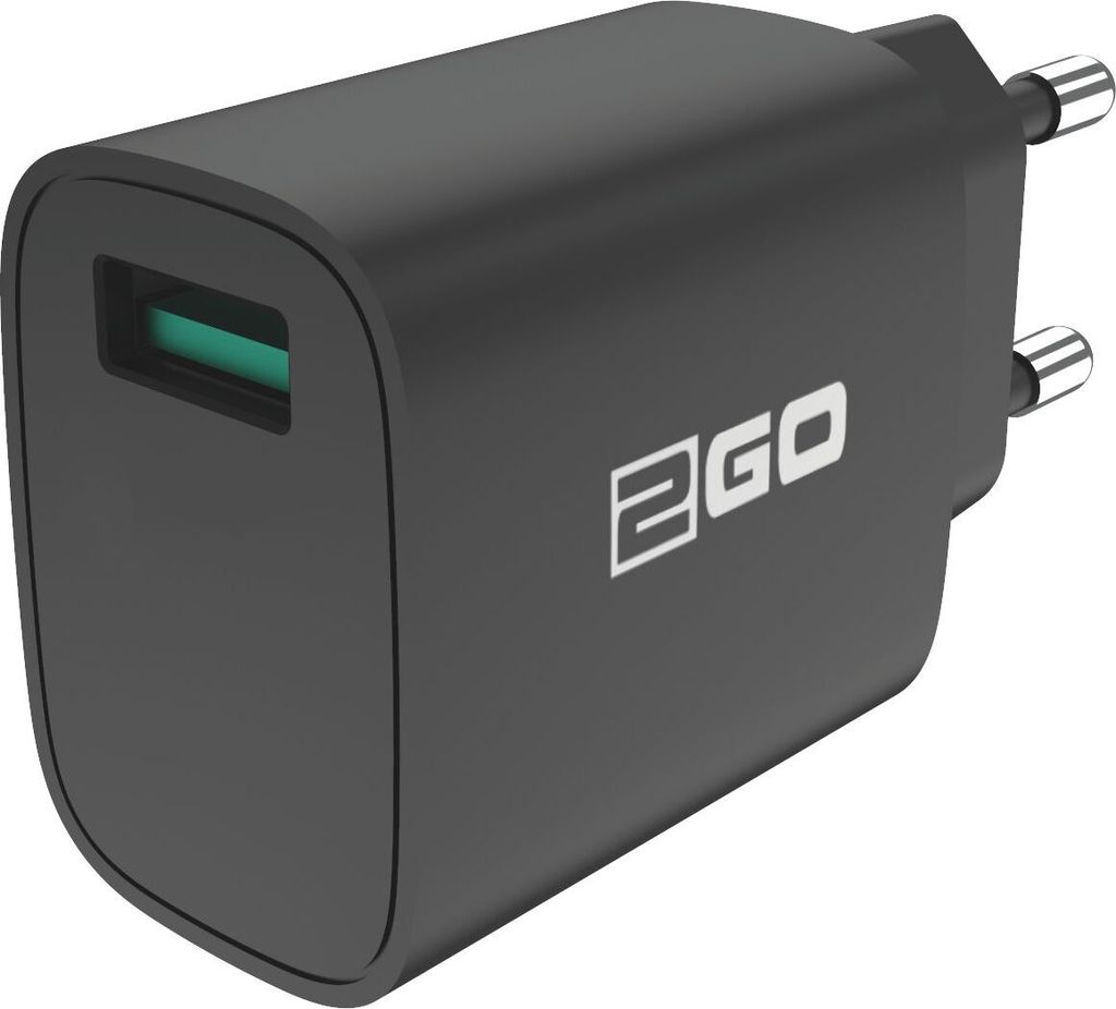 2GO Ladegerät 18W 1x USB-C schwarz