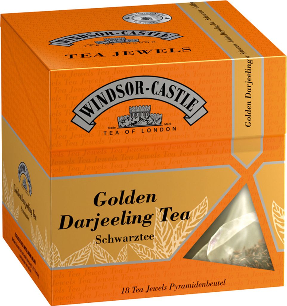 Windsor-Castle Golden Darjeeling Tea, 18 Pyramidenbeutel Produktbild 