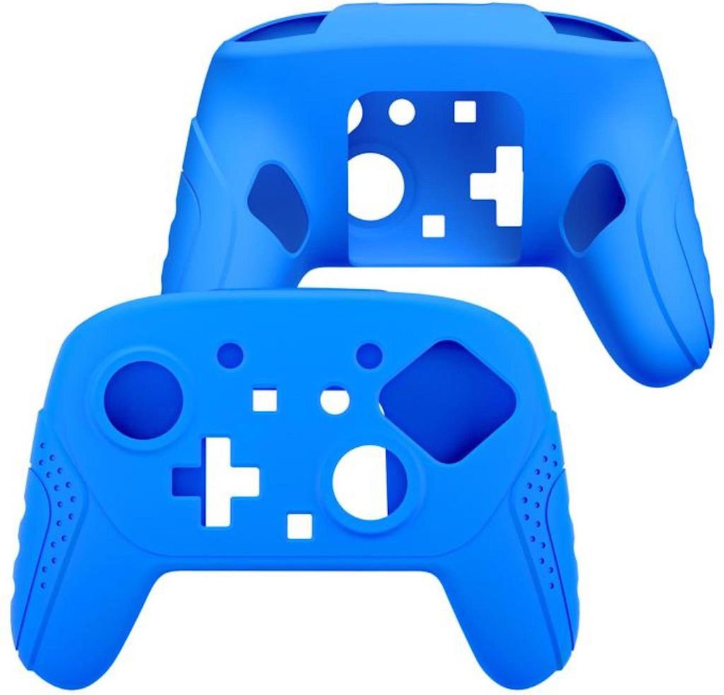 Für Nintendo Switch 2 Rutschfeste Silikonhülle Pro Gaming Controller Dunkelblau