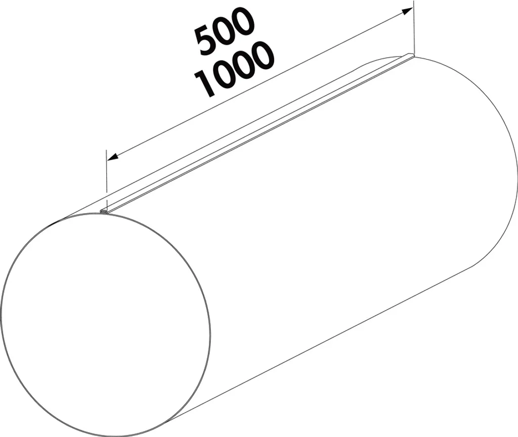 Naber 4061010 COMPAIR STEEL flow 150 Tubo Tondo Acciaio Zincato - 3