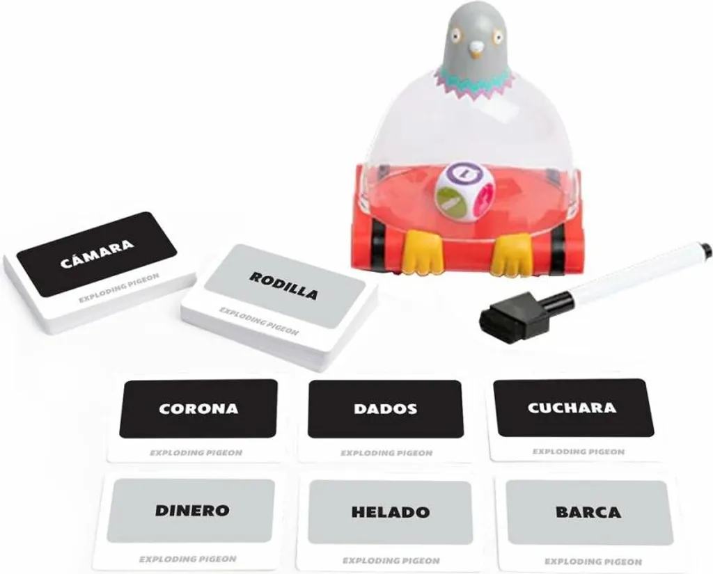 Exploding Pigeon Jeu de Table Asmodee Idéal pour Soirées Entre Amis et Fun