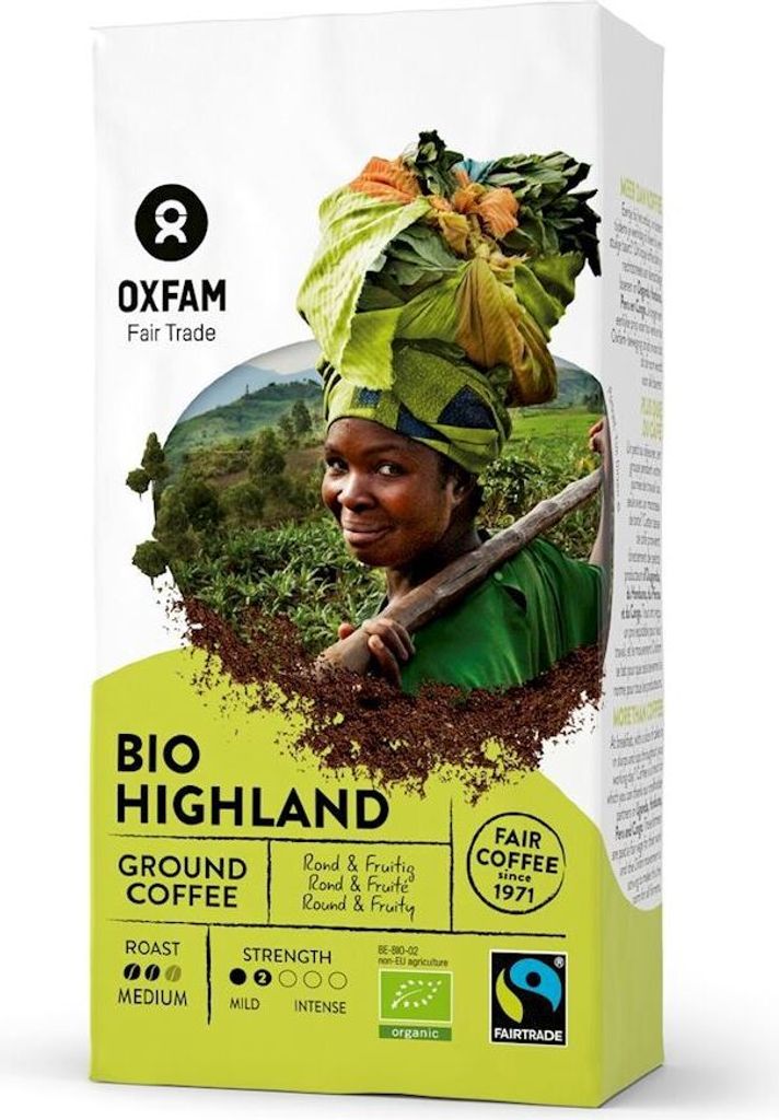 GEMAHLENER ARABICA/HIGH MOUNTAIN ROBUSTA KAFFEE FAIR TRADE 250 g - OXFAM