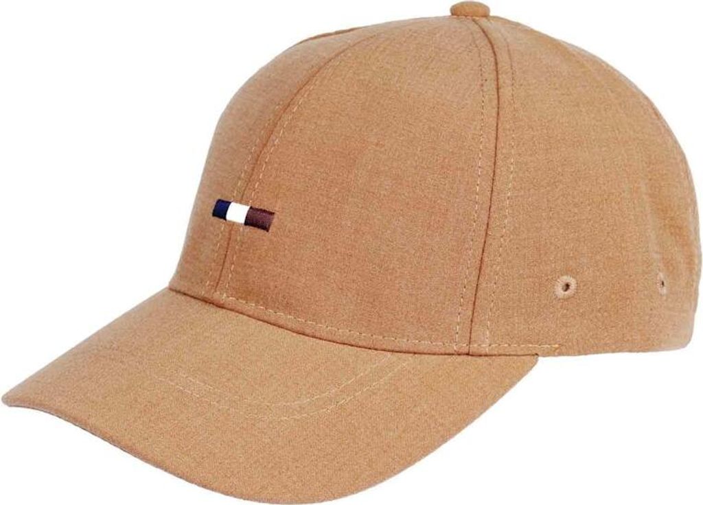 Bugatti leichte Baseball Cap mit Struktur und Logoflagge, beige, Gr. Einheitsgröße