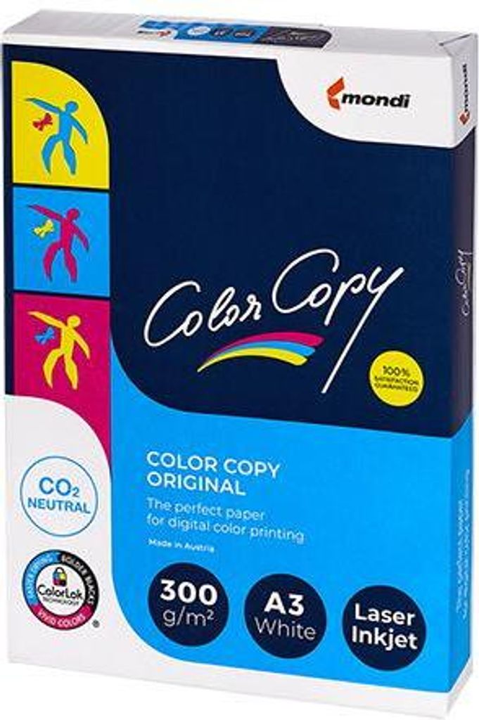 Mondi Color Copy laserpapier, 300 g/m², DIN-A3, 125 vel, Productafbeelding 