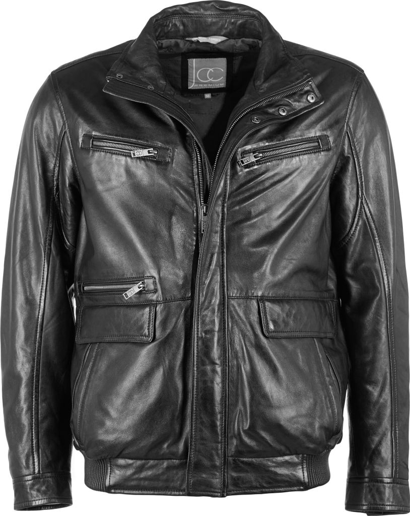 JCC Lederjacke 3102162 Herren black 50