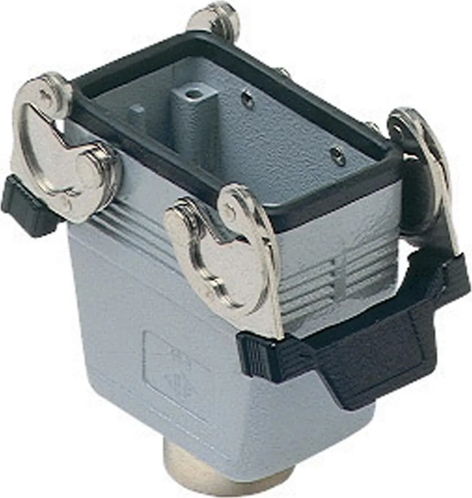 Connecteur industriel droit 10 pôles avec boîtier d'accouplement PG 16 - 3