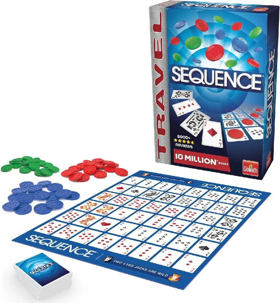 Jeu de Société Sequence de Voyage - Format Compact pour Vacances Goliath - 6