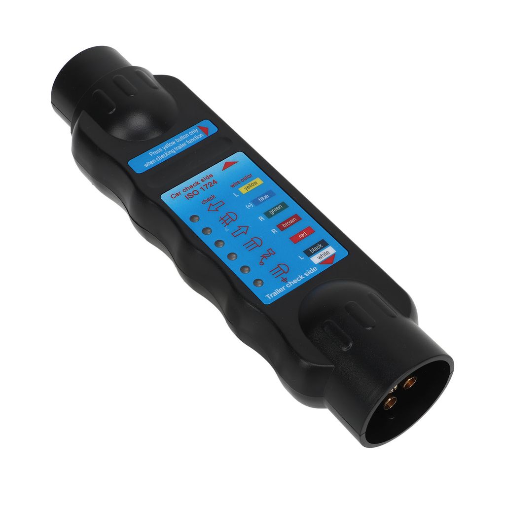 Anhänger-Steckdosen-Tester,Anhänger-Stecker-Tester,Anhänger-Kabel-Stromkreis-Tester,7Pin-Anhänger-Steckdose,Wohnmobil-Stecker-Tester,Anhänger-...