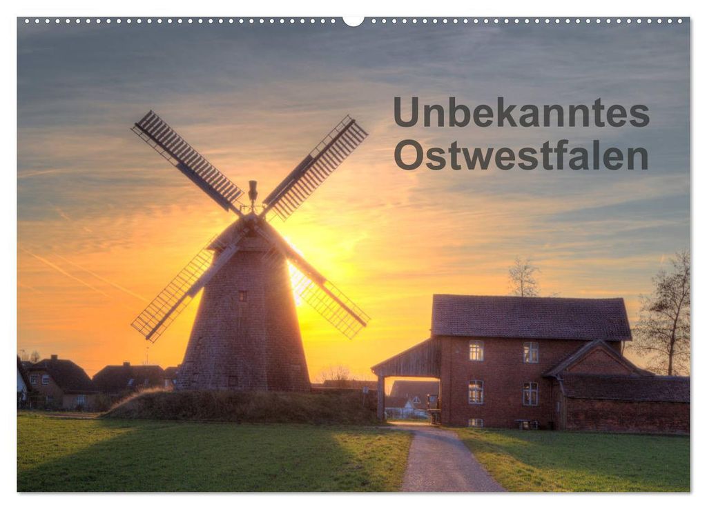 Unbekanntes Ostwestfalen (Wandkalender 2027 DIN A2 quer), CALVENDO Monatskalender