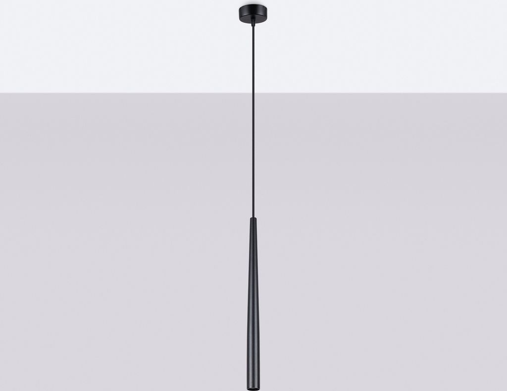 Pendelleuchte BLISS 1 Schwarz 1xG9 8W Stahl 118x8x8cm Sollux Lighting