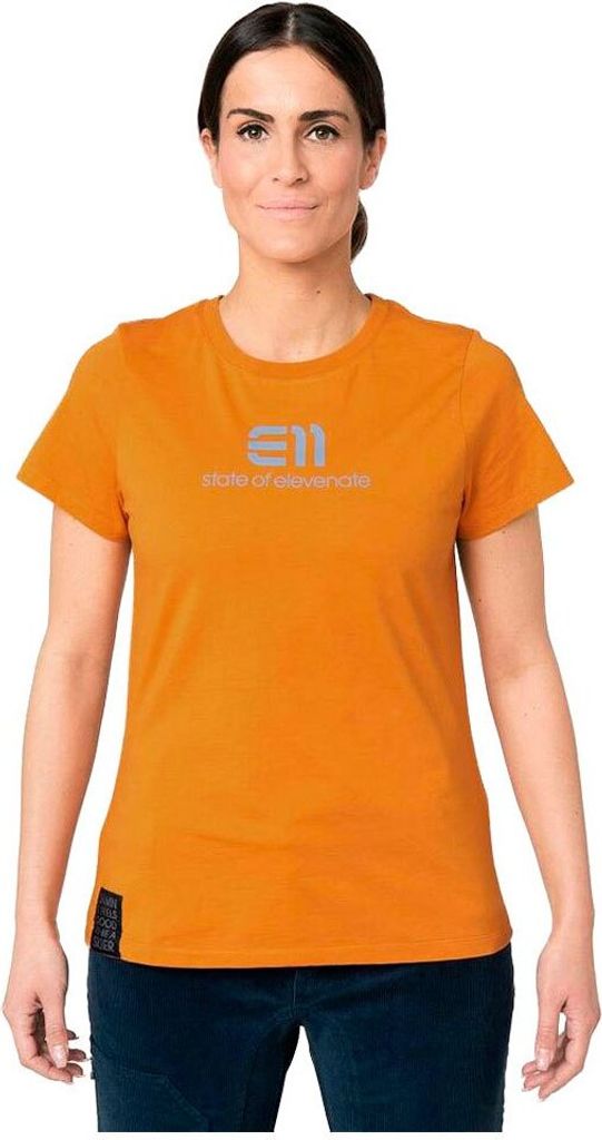 Elevenate Riders Kurzarm-t-shirt Orange M Frau Orange M