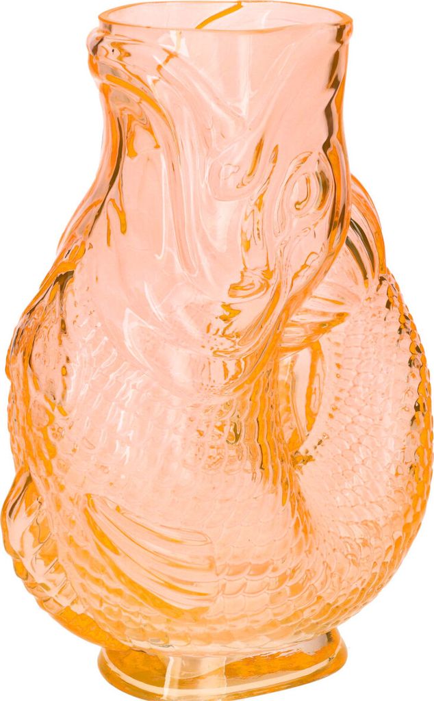 Gift Company Jacquard Fischvase M orange 30cm