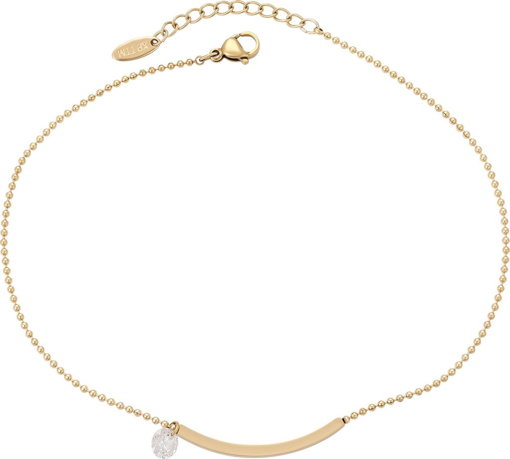 joella damen fußkettchen - gold, one size