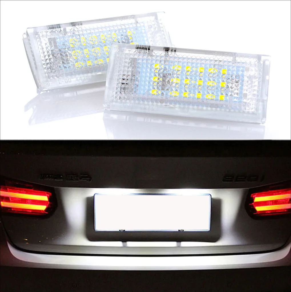 Luce Targa LED BMW E46: Upgrade Premium 6000K Bianco Ghiaccio Canbus
