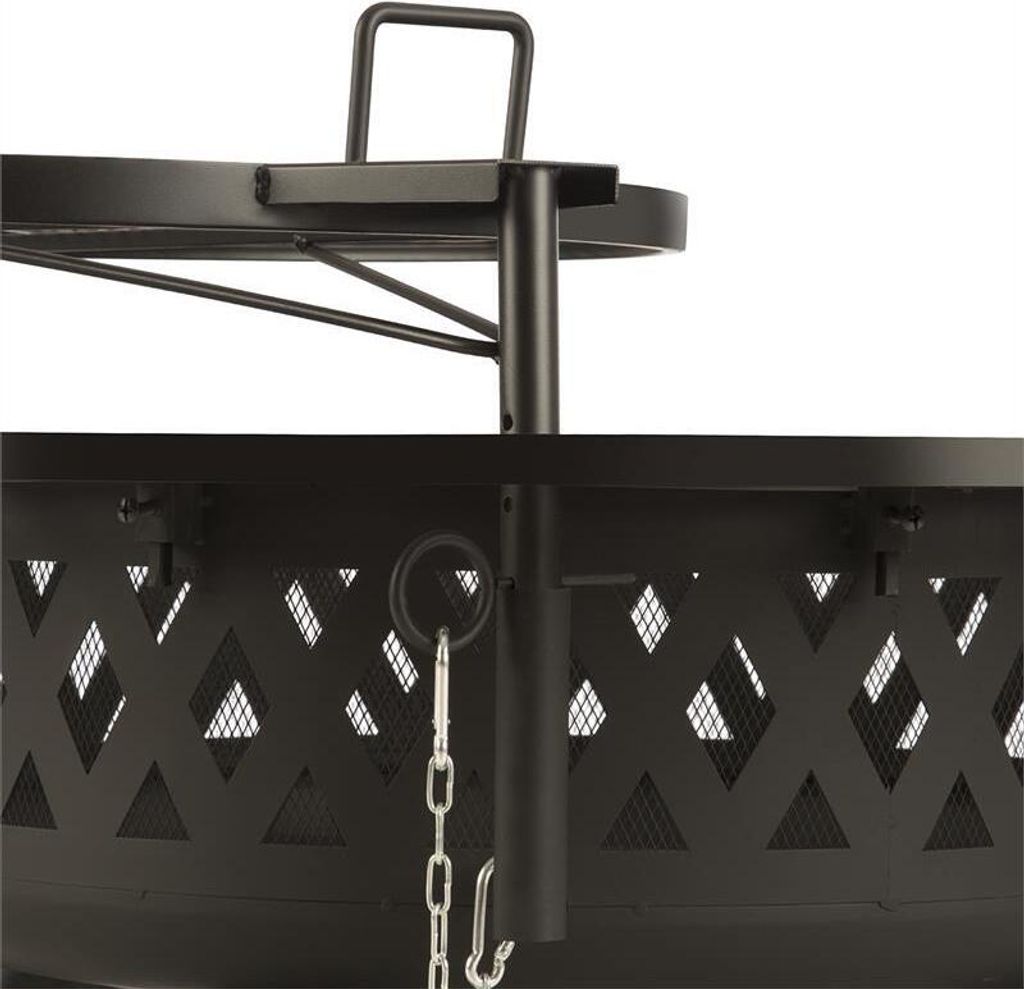 Blumfeldt Rosario krb, gril a stôl 3v1 - Ø 120 cm, oceľ Obrázok produktu 6