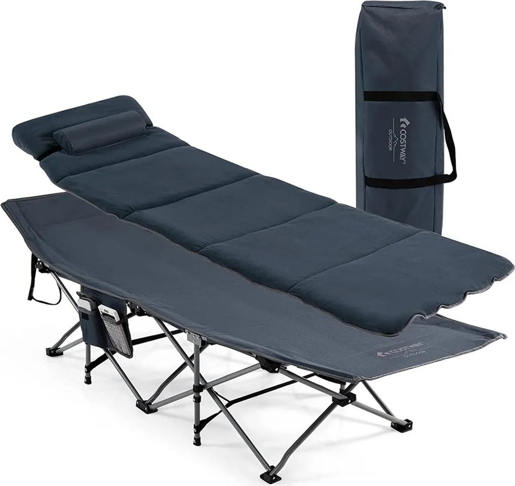 COSTWAY Lit de camping portable pliable, lit de camp Image du produit 