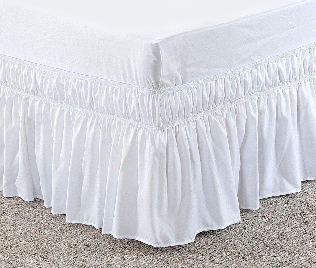 Bettrock Gefaltet mit Rüschen – Elastischer Wrap Around, Produktbild 
