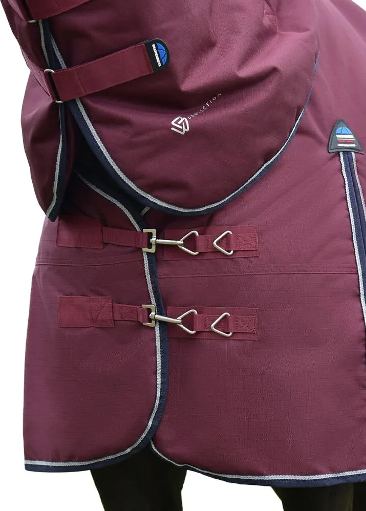 Couverture cheval résistante 175cm Weatherbeeta Comfitec bordeaux WB2392 - 3